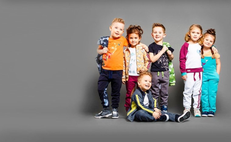 Магазин детской одежды баннер