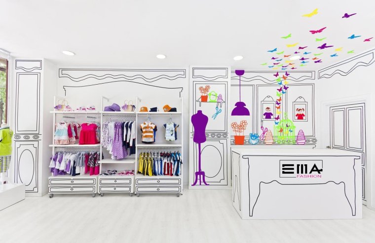 Декор для магазина детской одежды