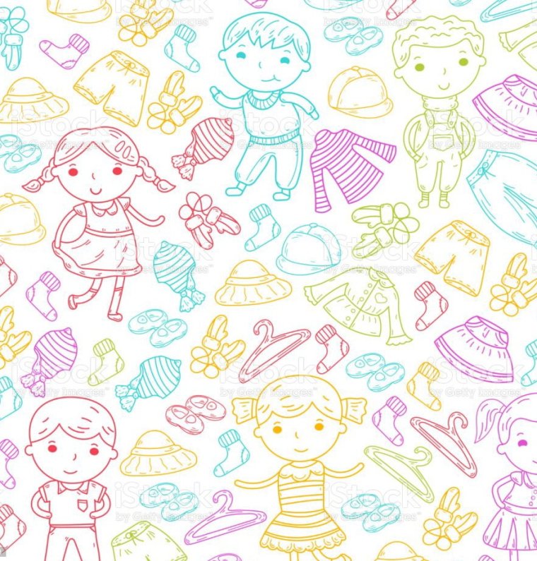 Паттерн детской одежды