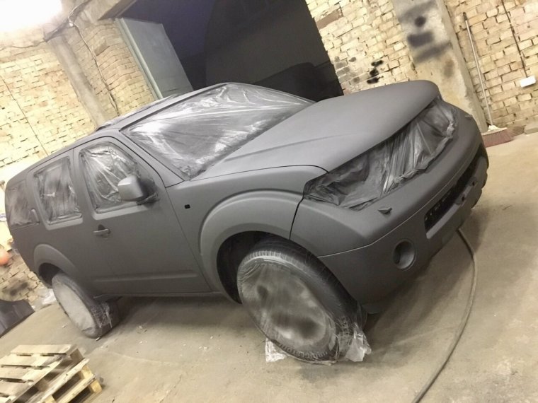 Покраска Hyundai Tucson в Раптор