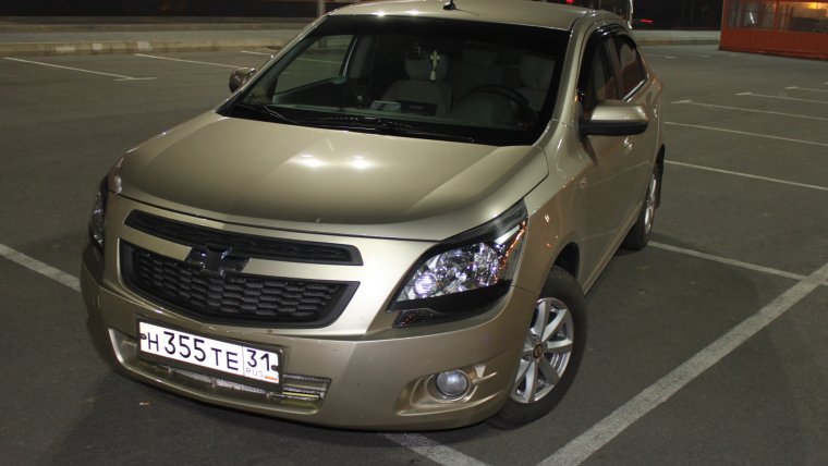 Реснички на фары Chevrolet Cobalt