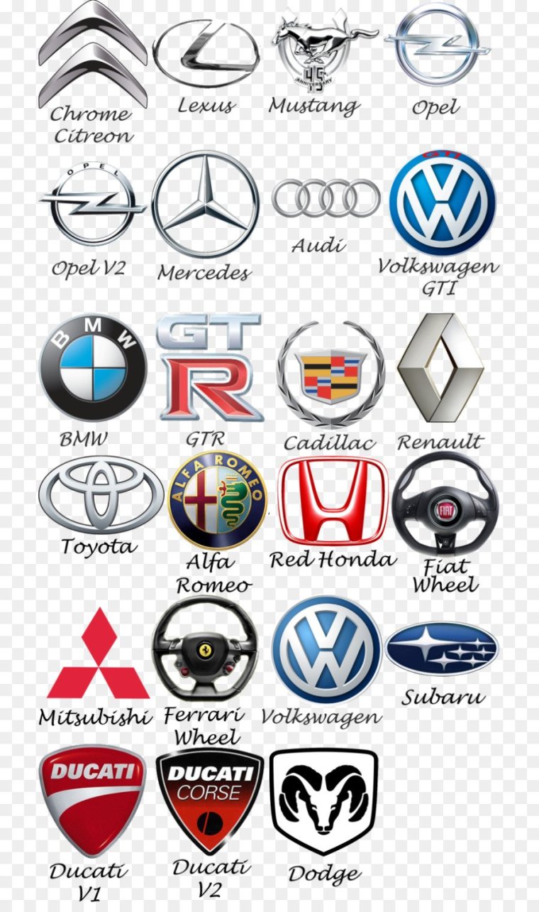 Марки автомобилей