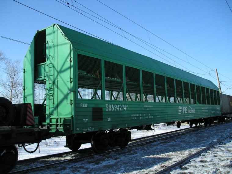 Вагон для перевозки плит