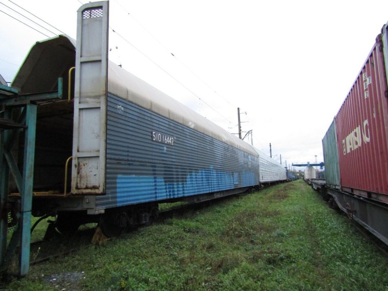 Вагон-автомобилевоз РЖД