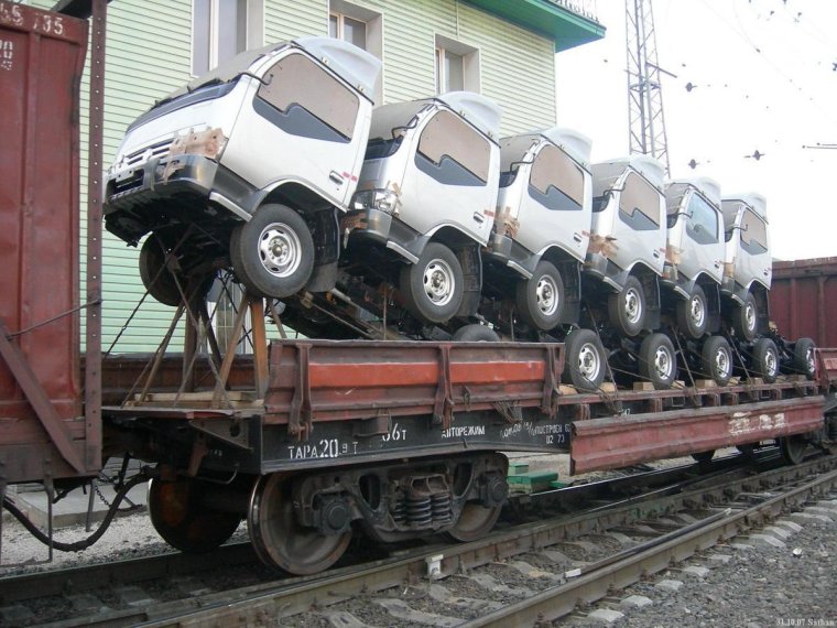 Крытый вагон "68/138" схема погрузки масло