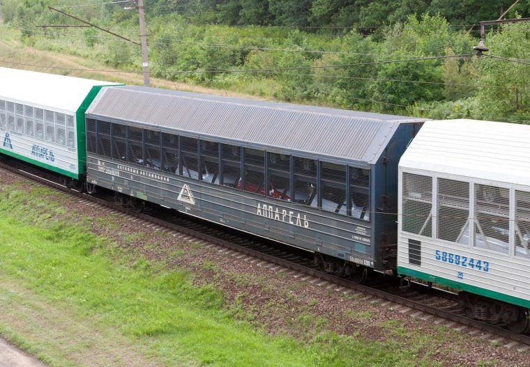 Модель вагон 11-287 автомобилевоз