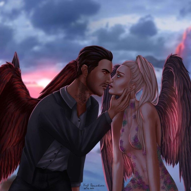 Клуб романтики секрет небес Люцифер и Вики