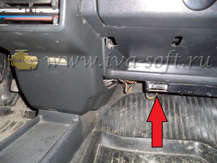 ОБД разъём ВАЗ 2109