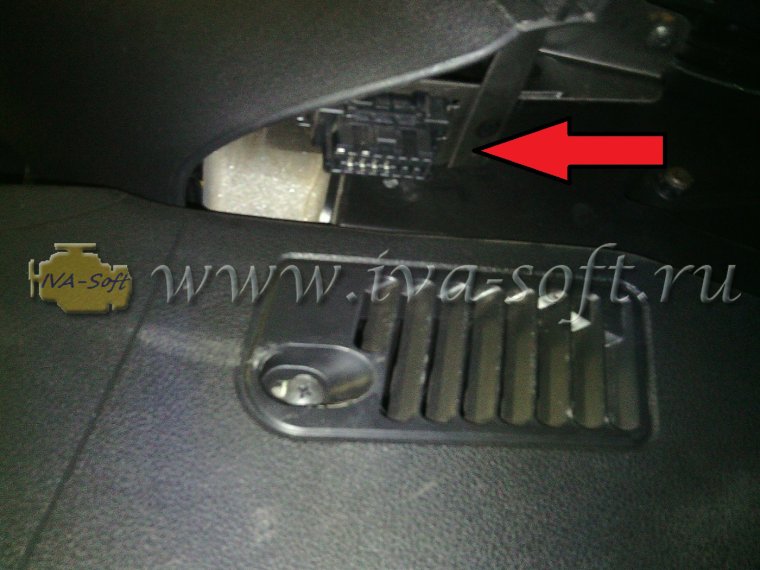 Разъём obd2 Нива Chevrolet