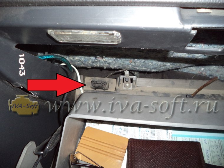 Разъем ОБД Нива Шевроле