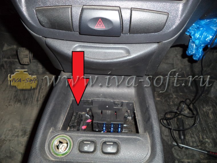 Разъём ОБД 2 Нива Шевроле