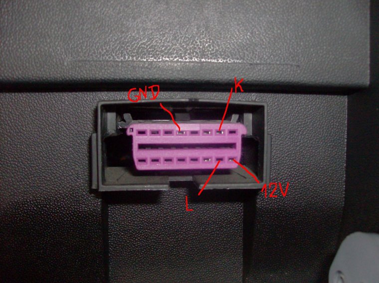 Шевроле блейзер разъем ОБД 1