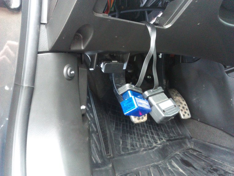 Шевроле Круз разъем ОБД