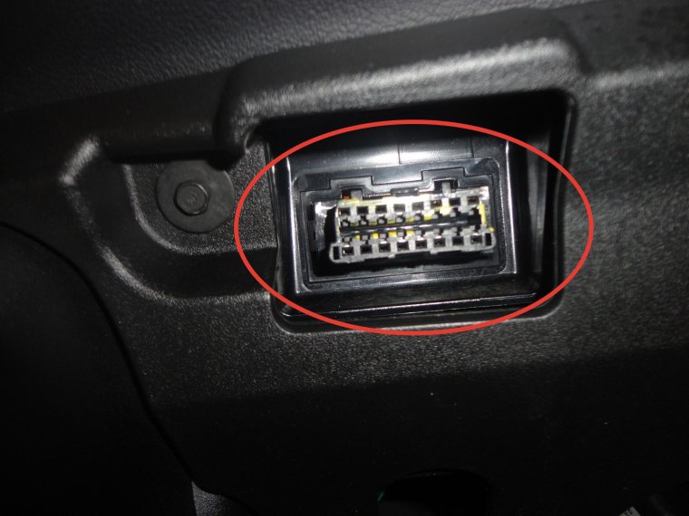 Шевроле Авео разъем ОБД
