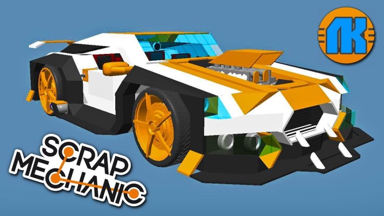 Гоночная машина в скрап механик