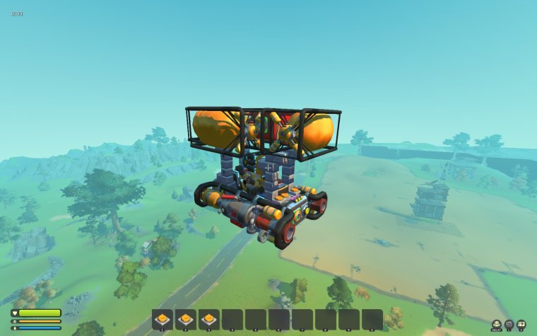 Грузовик в скрап механик