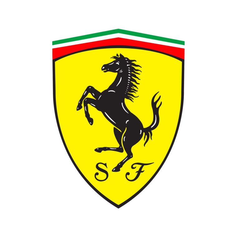 Ferrari logo 3d PNG