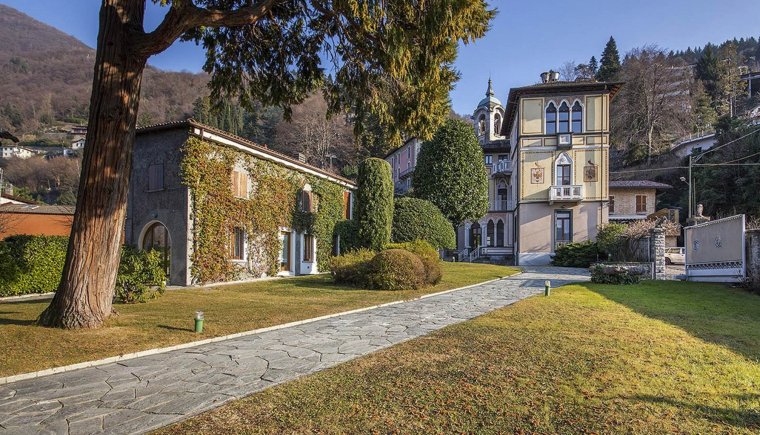 Дом соловьёва на озере Комо Италия