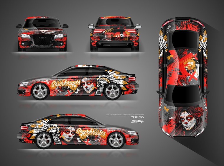 Ниссан 180сх развертка