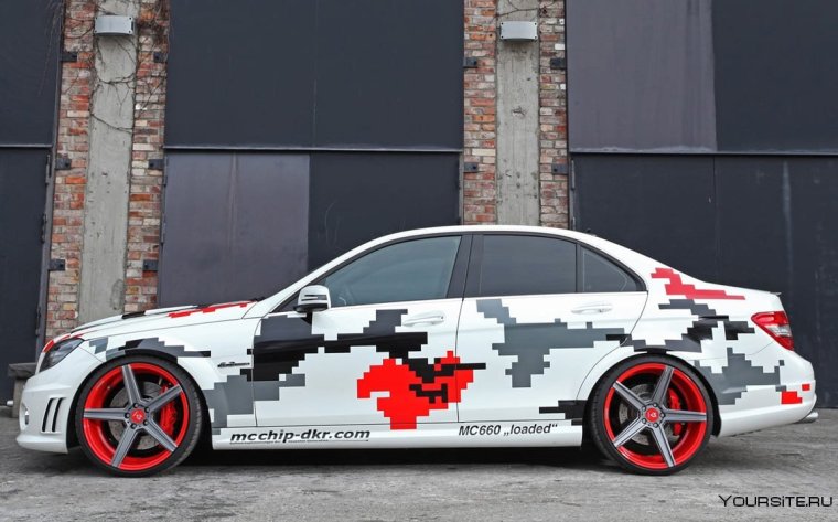 Мерседес c63 в виниле