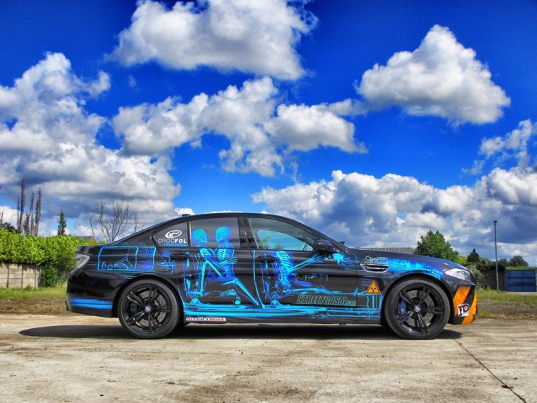 BMW m5 f90 аэрография