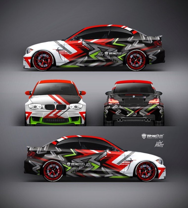 Череп на капот автомобиля