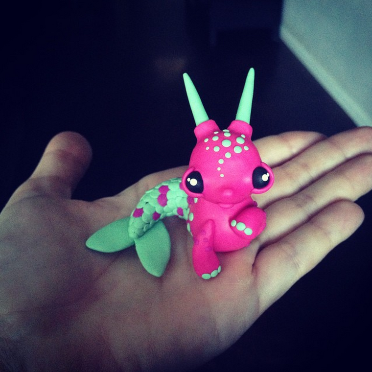 Монстрики из легкого пластилина милые
