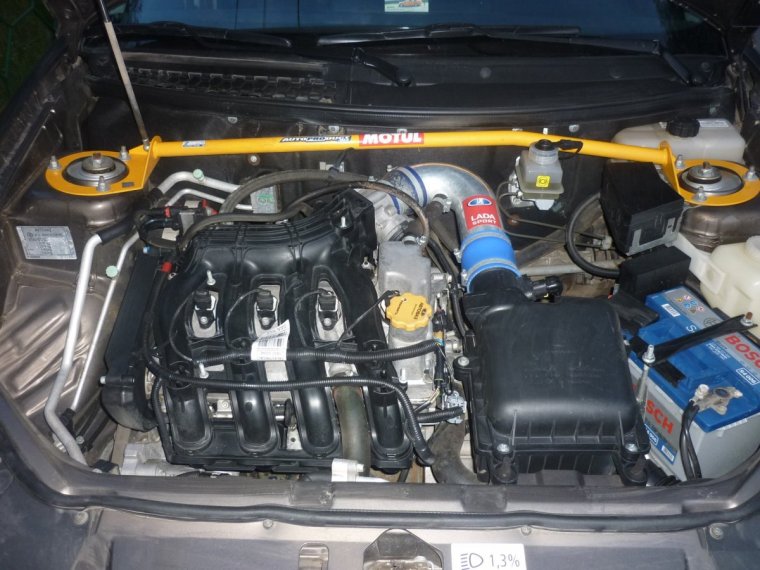 Подкапотка Приора турбо