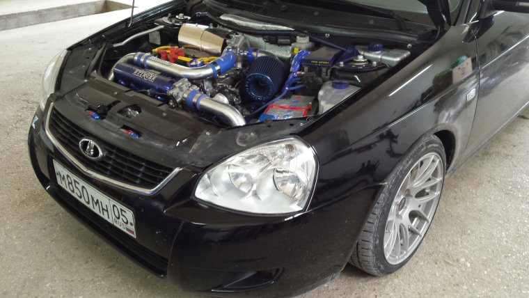 Лада Калина подкапотка 8 клапанная