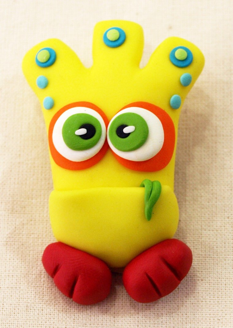 Полимерная глина монстрик