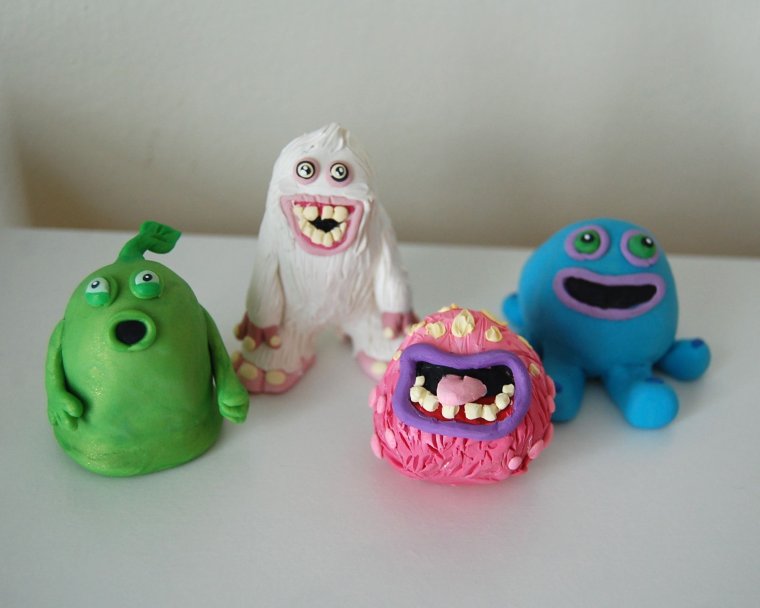 Weber пластилиновые фигурки