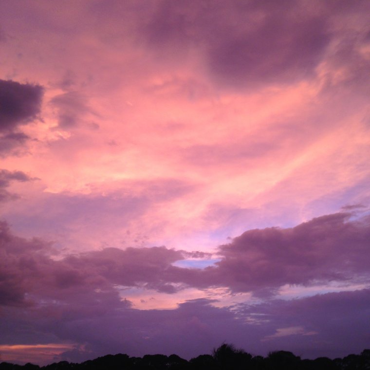 Розовое небо