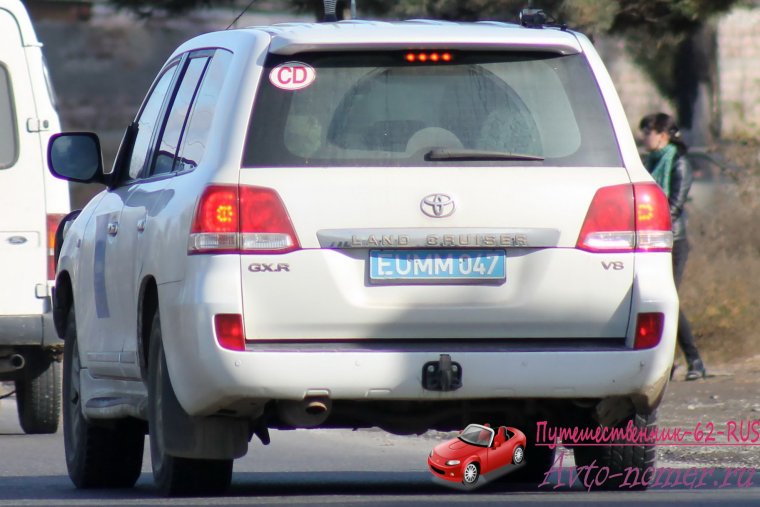 Автомобильные номера Кореи