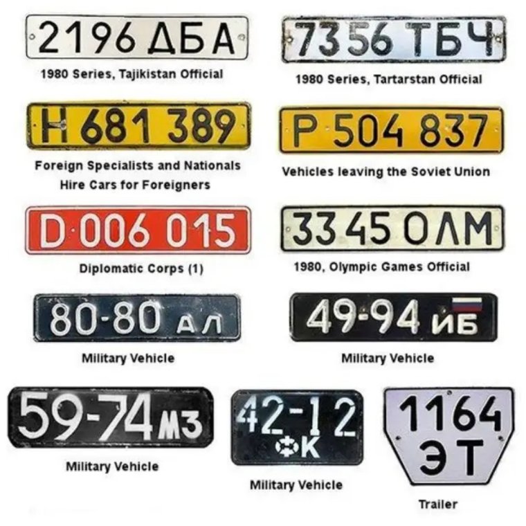 Гос номера Чехии