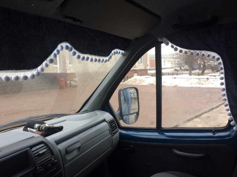 Ламбрекены на Газель Некст экокожа