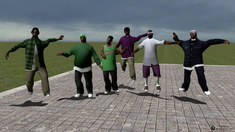 GTA San Andreas Grove Street gang