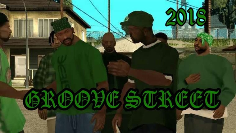 ГТА Сан андреас Грув стрит банда