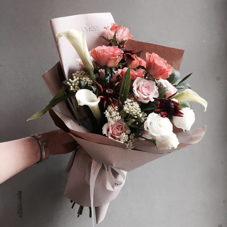 Флорал букеты цветов