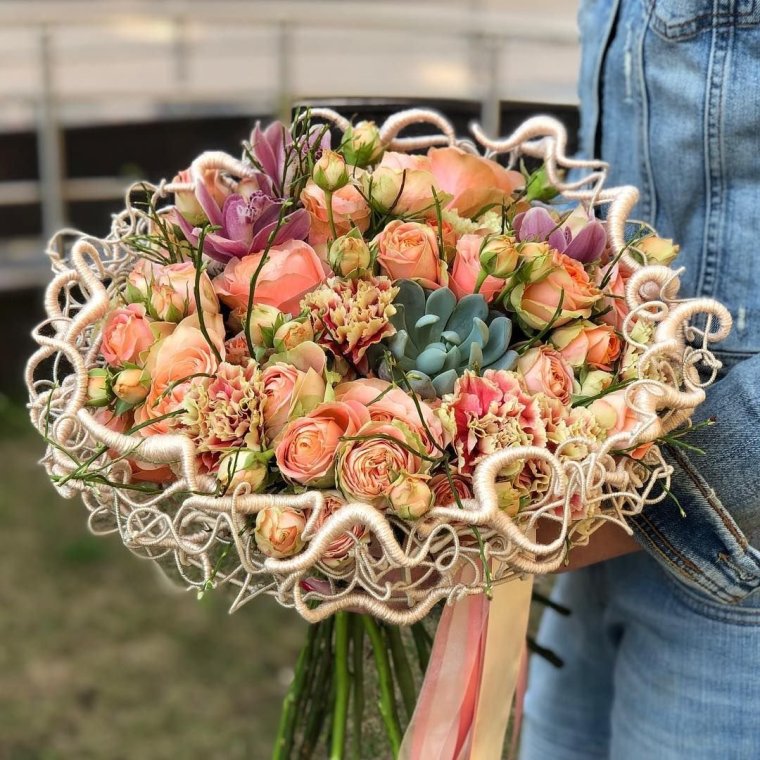 Цветы в стиле бохо