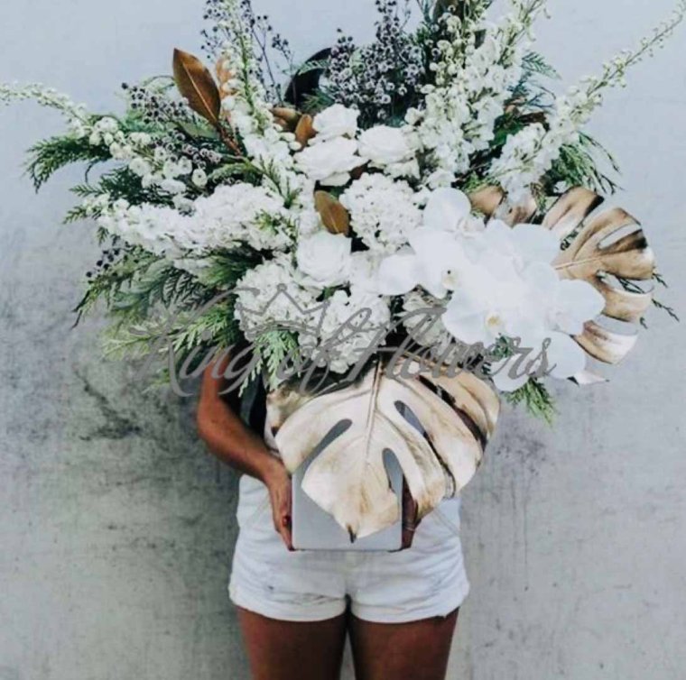 Букет с блестками