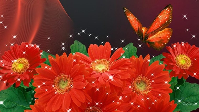 Цветы и жемчуг