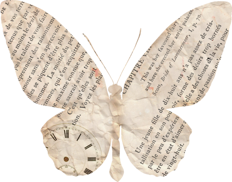 Бабочка из газеты