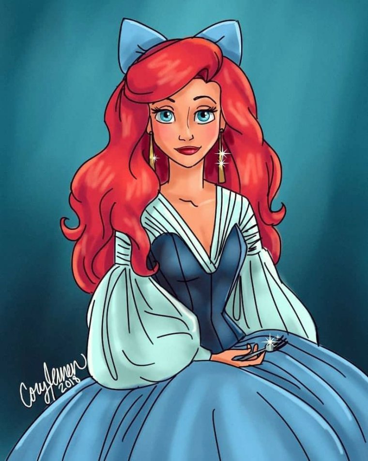 Современные принцессы Диснея Ариэль