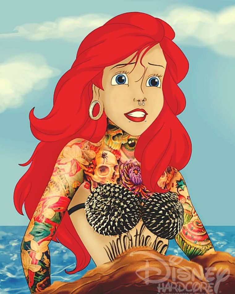 Ариэль в детстве