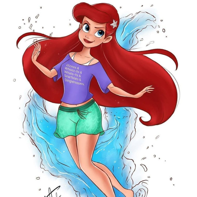 Принцессы Дисней из Ральф Ариель