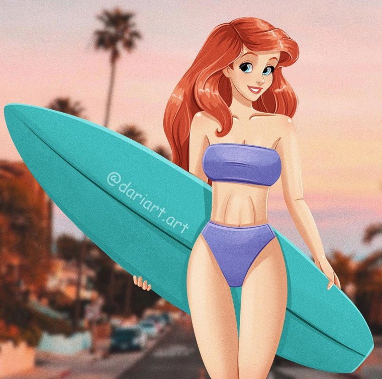 Ариэль Русалочка 3д