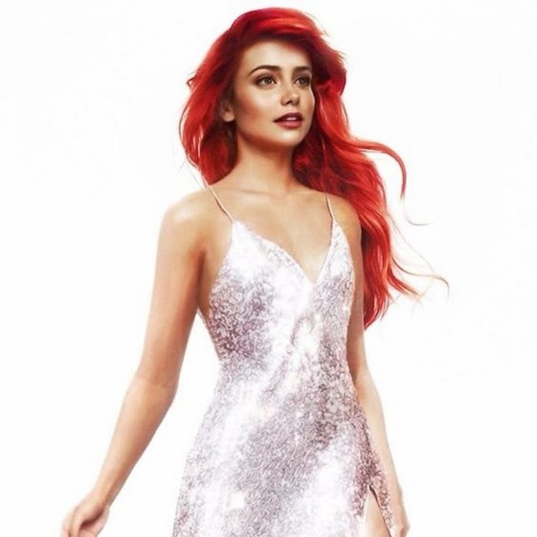 Русалочка Ариэль с татуировками