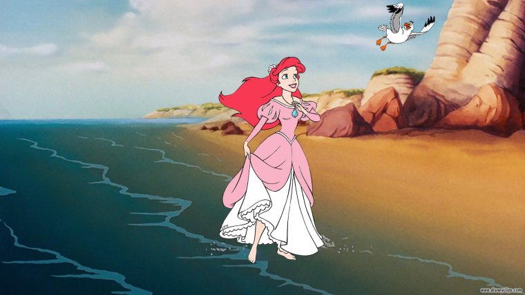 Принцессы Диснея в детстве Ариэль