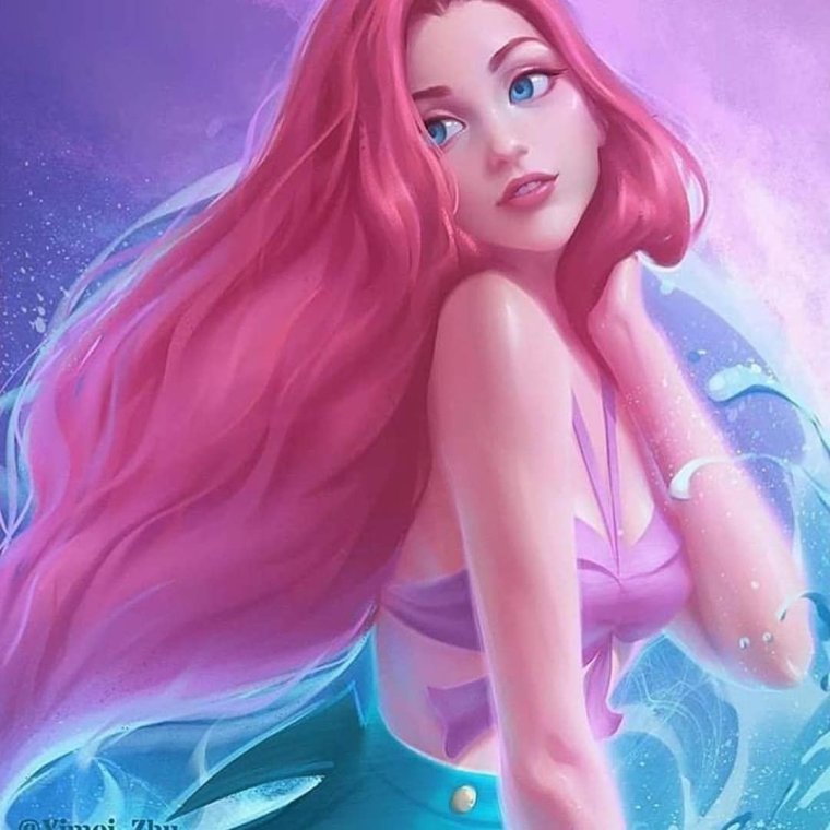 Русалка косплей под водой