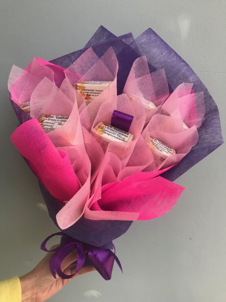 Букет из чайных пакетиков Tess